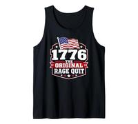 1776 The Original Rage Smette Funny Gamer 4 luglio Canotta