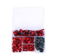 177PCS Moto Sportbike Completo Carenatura Bulloni Kit Di Fissaggio Clip Dadi a V
