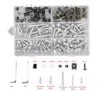 177X Fairing Fender Fastener Kit Body Work Screws Bolts Washers Motorcycle SIL`