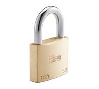 17821 Q.TA' 10 ISEO P700 LUCCHETTO CITY ARCO 50MM OTTONE