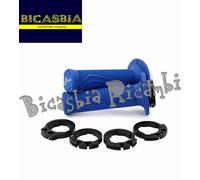 17888 - COPPIA MANOPOLE DOMINO D-LOCK COLORE BLU Kawasaki KX 250F 450F KLX 150 2