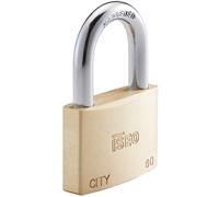 17899 Q.TA' 10 ISEO P700 LUCCHETTO CITY ARCO 60MM OTTONE
