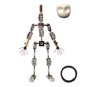 17cm,12CM-20CM Metal Puppet Figura Armature Rigging System per l'animazione Stop Motion, Kit di Armatura Stop Motion Fai-da-Te, Braccio Rig in Acciaio Inossidabile