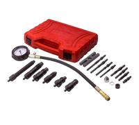 17pcs Diesel Engine Compression Tester Kit Pressure Test Tools Gauge 0-1000PSI