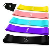 17Pcs Fasce Resistenza Corda Elastica Allenamento & Physical Terapia Palestra