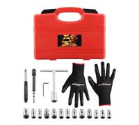 17pieces Injector Seats Cutter Tool Set strumenti Iniettore Seat Cutter Kit