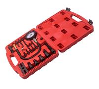 17PZ KIT TESTER PRESSIONE COMPRESSIONE CILINDRI MOTORE AUTO E MOTORI DIESEL SET