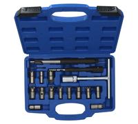 17pz Pulitore Cutter Sedile Iniettore Diesel Iniettore Universale Re-Face Ale...