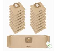 17Sacchetti per Karcher WD3, Sacchi Filtro di Carta 6.959-130.0 per Kärcher MV3 WD3P A2204/2201/2604 Aspirapolvere Ricambi di Accessorio