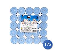 17x Confezioni 25 Candele Tealight Emotion Profumati Filocotone