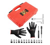 17x sedi di iniettori diesel Injector Seats Cutter Set Tool Kit for Mercedes
