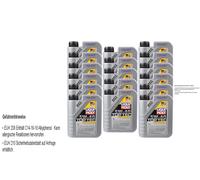 17x1 Litri Original Liqui Moly 3700 Top Tec 4100 5W-40 Olio Motore