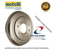 18-0276 METELLI TAMBURI FRENO 2PZ FORD EUROPE Escort V (GAL) :