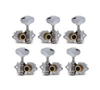 18: 1 Apri Chitarra Chitarra Blocco Storg Tuner Tuning Pegs Machine Testa Mezzo Foro Per Chitarra Classica Ukulele Chrome Accordatura chitarra (Color : 3R3L)