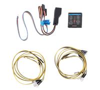 18 110 RC Auto Con Sistema Luci 16 LED Anteriori Posteriori Indicatori Stop