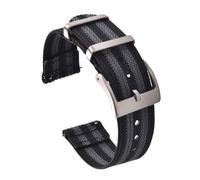 18/20/22mm cinturino in nylon a costine in tessuto a sgancio rapido per uomo donna universale sostituire gli accessori militare