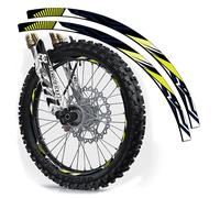 18 & 21 INCH Dirt Bike Cerchio Protettori Ruota Calcomanie Nastro Grafica