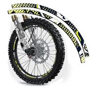18 & 21 INCH Dirt Bike Cerchio Protettori Ruota Calcomanie Nastro Grafica da