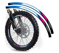 18 & 21 INCH Dirt Bike Cerchio Protettori Ruota Calcomanie Nastro Grafica Moto