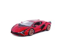Lamborghini Sian Fkp 37 Rosso Modellino Auto 1:24 Burago