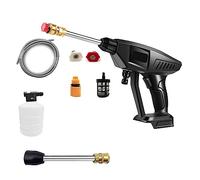 18-21V 30Bar Pistola A Spruzzo D'acqua For Lavaggio Auto Ad Alta Pressione Senza Fili Generatore Di Schiuma For Rondella Portatile For Batteria Pulizia Precisa Efficiente(No battery no plug)