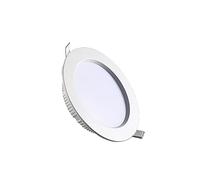 18/21W Commercial Illumination Decor Round LED Ceiling Lamps Ultra Slim Energy Saving Embedded LED Downlight No Strobe Aluminum Recessed Ceiling Panel Light,18W-Warm Light 3000K