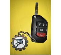 18-23 WRANGLER JL GLADIATOR INTEGRATED KEY FOB BLANK UNCUT OEM MOPAR 68416782AB