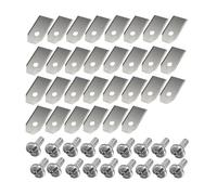 18/30 pezzi di accessori for la riparazione del tagliaerba, lame in acciaio inossidabile da 0,7 mm affilate, compatibili con Husqvarna Automower(30PCS Silver)