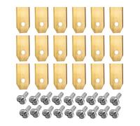 18/30 pezzi di accessori for la riparazione del tagliaerba, lame in acciaio inossidabile da 0,7 mm affilate, compatibili con Husqvarna Automower(18PCS Gold)
