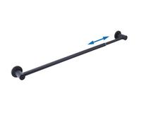 18-31.5 Inches Adjustable Magnetic Towel Bar Holder for Refrigerator, Magnet Classroom Flip Calendar Chart Rod for Whiteboard, Fridge Top Guard Rack Stop Items from Falling, Black