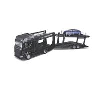 Scania S730 Highline Cab Car Carrier + Lamborghini Urus 1:43 Model BBURAGO