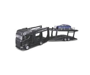 18-31465 Bburago Street Fire - Bisarca Scania 770 S + Lamborghini Urus - 1:43