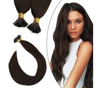 18"-32" bacchetta diritta veri Remy capelli umani mi-punta nelle estensioni 100g