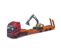 18-32312 Bburago - Volvo FH16 Globetrotter 750 XXL + Escavatore EC220E