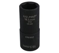 18,5 mm x 19,5 mm Mozzo Ruota Lug Dado Tappo Flip Impact Socket Remover 1/2" ...