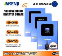 18.6KW 12.4KW 6.2KW 48V Inverter Solare Ibrido On+Off-Grid MPPT 120A 220V 3phase