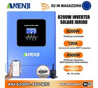 18.6KW 12.4KW 6.2KW 48V Inverter Solare Ibrido On+Off-Grid MPPT 120A 220V 3phase