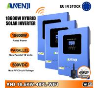 18.6KW 48V Hybrid Solar Inverter On-Grid+Off-Grid MPPT 120A 220/230Vac CT WIFI