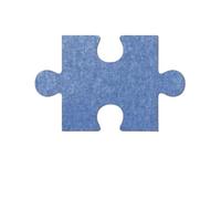 18 adesivi murali in feltro con puzzle 3D Simplicity, bacheca fotografica, sfondo da parete, in sughero, decorazione per Foto, Appunti, Immagine(Sapphire)