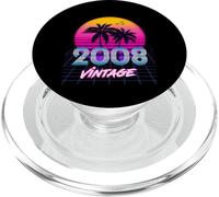 18 anni di compleanno per uomini donne nati 2008 retrò anni 80 Palm PopSockets PopGrip per MagSafe