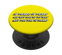18 anni ha preso uno dei tuoi figli per 18 anni PopSockets PopGrip Adesivo