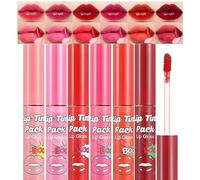 18 bastoncini Peel Off Lip Stain Set di 6 colori rossetti da staccare, lucidalabbra a lunga durata, impermeabile, con elevata resa cromatica, rossetto sfoderabile per donne