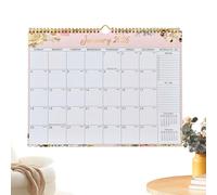 18 Binding Planner Flower Design - 18 grande Wall - For Office Daily Classroom School Style, The Uses NeWork Home New Year Planning
