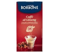 18 Cialde Filtro Carta 44Mm Borbone Caffe' Al Ginseng