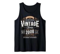 18° Compleanno Regalo 18 Anni Uomo Donna Vintage 2008 Canotta