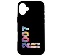 18° compleanno regalo donne hued nato 2007 girando 18 anni Custodia per iPhone 16 Plus