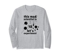 18 ° compleanno Scienza divertente - Questo scienziato pazzo è 18 Maglia a Manica