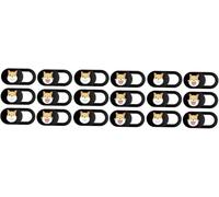 18 coperture per webcam per computer, slider, copertura per telefono, per protezione della privacy, webcam adesiva per diapositiva web, attrezzatura professionale durevole per il miglioramento della