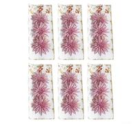 18 fiori di Natale artificiali, ghirlanda di fiori di stella di Natale artificiali, per alberi e tavoli, rosso, rosa, giallo, argento (rosa)