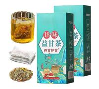 18 Flavors Liver Care Tea,18 Flavors of Liver Protection Tea,Daily Liver Nourishing Tea,Chinese Nourishing Liver Tea,18 Different Herbs,Everyday Nourishing Liver Tea for All People- (2Box)